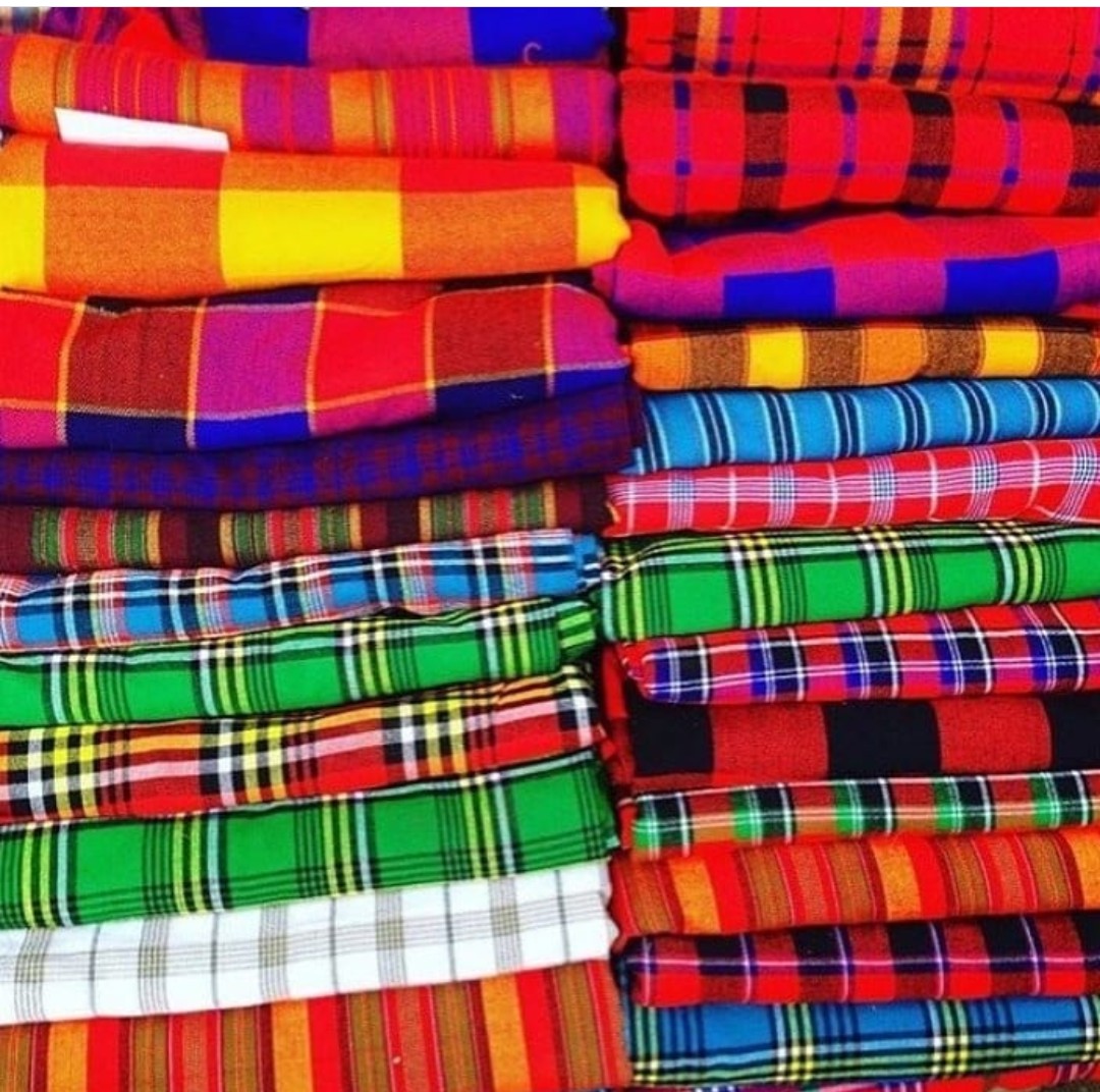 Maasai shuka blanket Beach Towel, African Wear weather unisex