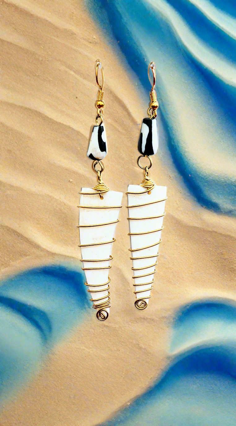 Mali handmade dangle earrings