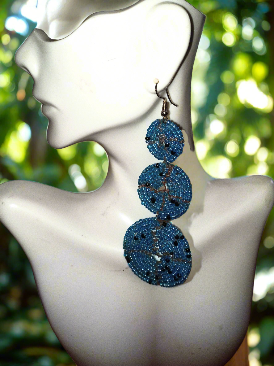 Neema Handcrafted beaded earrings