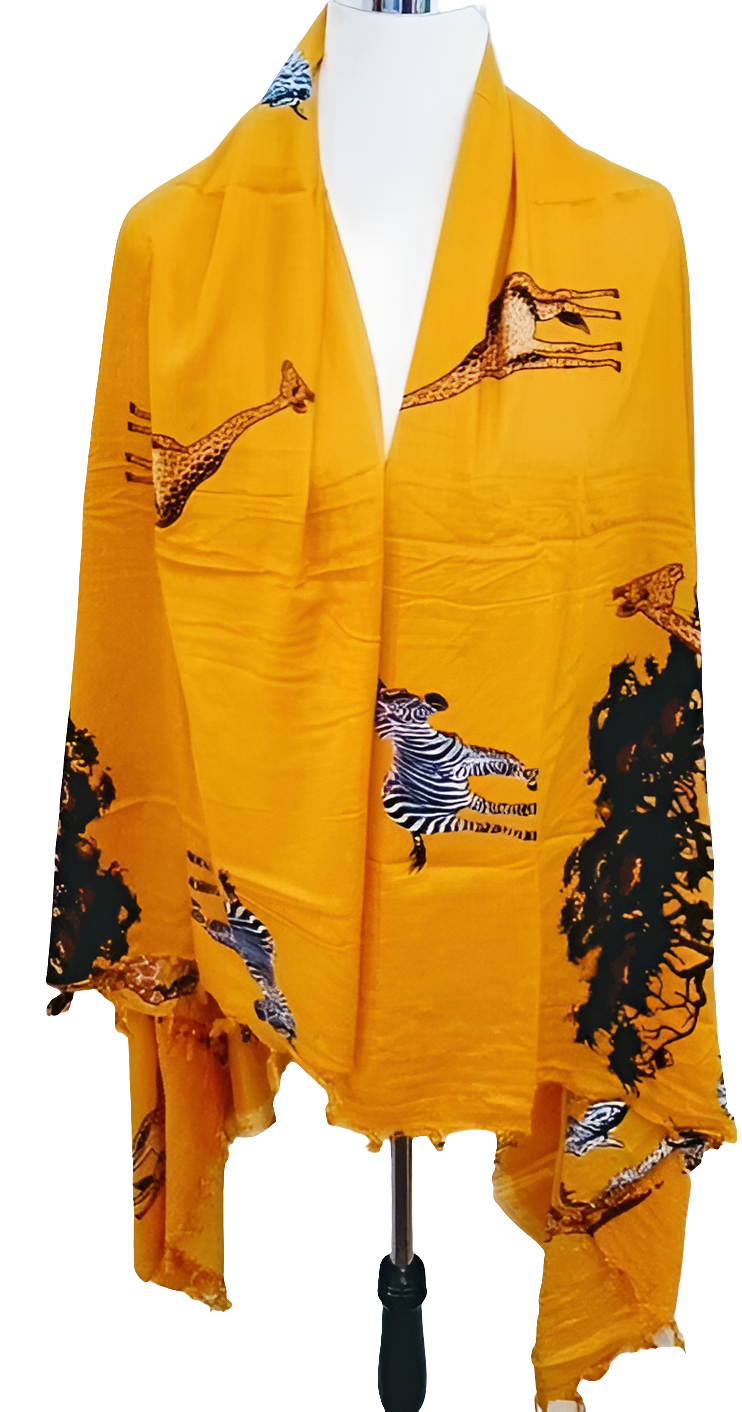 African Beach Sarong Kanga Leso Scarf